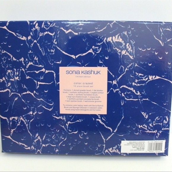 Sonia Kashuk Limited Edition Color Crazed 10-Piece Brush Set - Picture 2 of 2